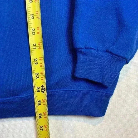 VTG Hanes Sport Snowman Winter crew neck sweatshirt size XL USA made **stain** - Picture 7 of 9